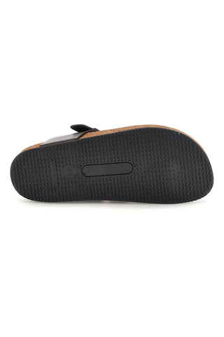 Dunkelbraune Hausschuhe mit Schnalle Pittarello tierra 335A311SR