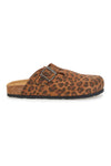 Slipper mit Animal-Print und Schnalle aus echtem Leder Tierra 335A013PR
