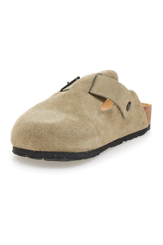 Hellbeige Slipper mit Schnalle aus echtem Leder PittarelloTierra 335A013PR