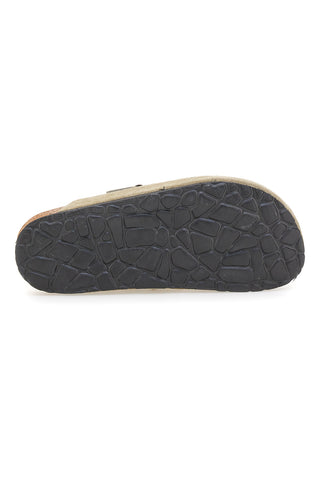 Hellbeige Slipper mit Schnalle aus echtem Leder PittarelloTierra 335A013PR