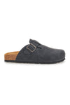 Ciabatte nere con fibbia in vera pelle Pittarello Tierra 335A013PR