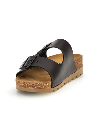 Braune Hausschuhe mit Innensohle aus echtem Leder Pittarello Bio 335P20630SR