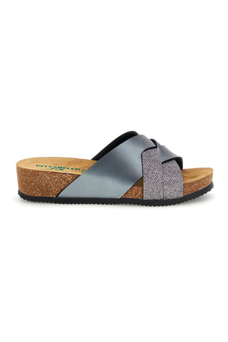 Hausschuhe grau Echtleder Innensohle Pittarello eco 293A520SR