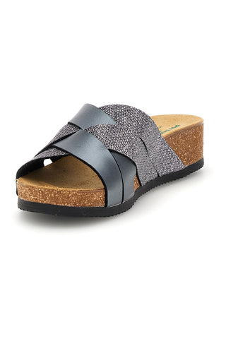 Hausschuhe grau Echtleder Innensohle Pittarello eco 293A520SR