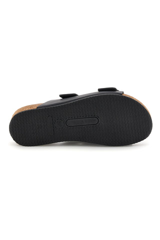 Schwarz Hausschuhe echtes Leder Innensohle Pittarello eco 293A350SR