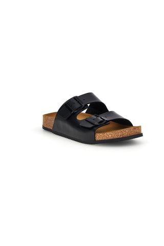 Ciabatte nere doppia fascia Pittarello Tierra 335A20630SR