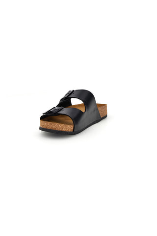Ciabatte nere doppia fascia Pittarello Tierra 335A20630SR