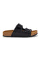 Schwarze Hausschuhe mit Glitzer Pittarello Tierra 335A20630SR