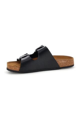 Ciabatte nero doppia fibbia Pittarello tierra 335A20630SR