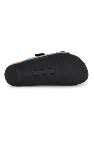 Ciabatte nero doppia fibbia Pittarello tierra 335A20630SR