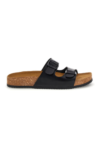 Ciabatte nere doppia fascia Pittarello Tierra 335A20630SR
