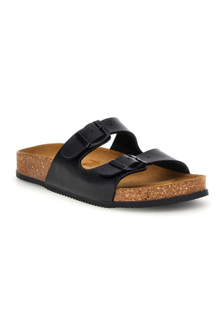 Ciabatte nere doppia fascia Pittarello Tierra 335A20630SR