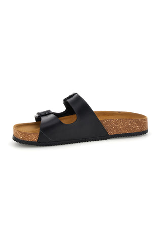 Ciabatte nere doppia fascia Pittarello Tierra 335A20630SR
