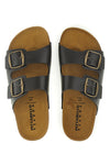 Ciabatte testa di moro doppia fascia Pittarello Tierra 335A20630SR