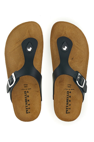Ciabatte nere infradito Pittarello Tierra 335A2177SR