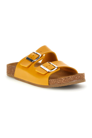 Ciabatte gialle doppia fascia Pittarello Tierra 335A20630SR