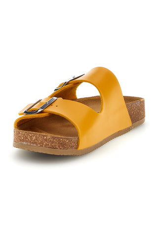 Ciabatte gialle doppia fascia Pittarello Tierra 335A20630SR