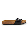 Ciabatte nere fascia con fibbia Pittarello Tierra 257A21030SR