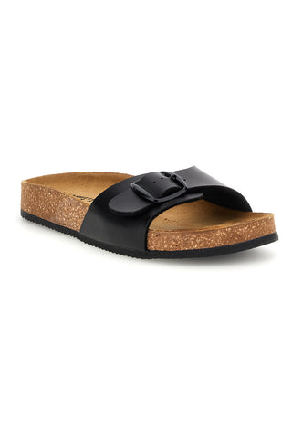Ciabatte nero sottopiede in vera pelle Pittarello tierra 257A21030SR