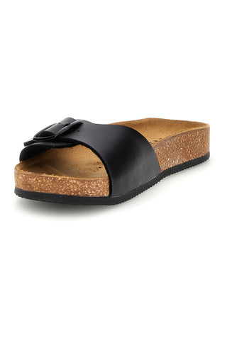 Ciabatte nero sottopiede in vera pelle Pittarello tierra 257A21030SR
