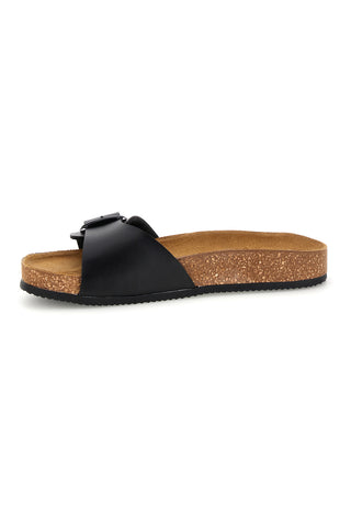 Ciabatte nero sottopiede in vera pelle Pittarello tierra 257A21030SR