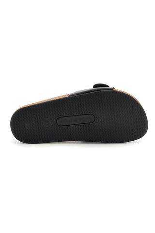Ciabatte nero sottopiede in vera pelle Pittarello tierra 257A21030SR