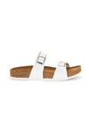 Weiße doppelreihige Hausschuhe Pittarello tierra 335A006SR