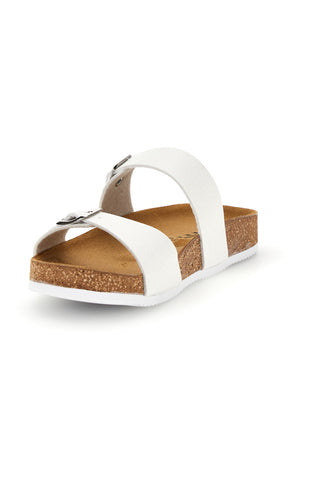 Weiße doppelreihige Hausschuhe Pittarello tierra 335A006SR