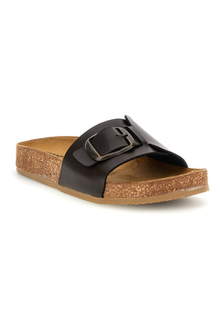 Schwarz Hausschuhe mit Schnalle Pittarello tierra 335A1100SR