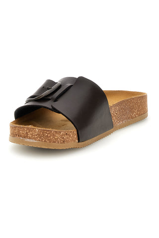 Schwarz Hausschuhe mit Schnalle Pittarello tierra 335A1100SR