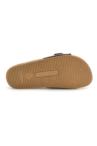 Schwarz Hausschuhe mit Schnalle Pittarello tierra 335A1100SR