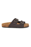Ciabatta marrone in vera pelle Bio Up 101