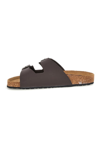 Ciabatta marrone in vera pelle Bio Up 101
