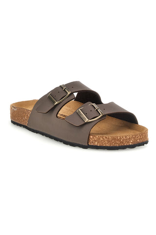 Ciabatta Taupe in vera pelle Bio up 101