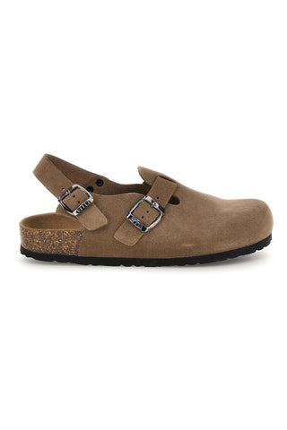 Sabot taupe in vera pelle Biomodex 855