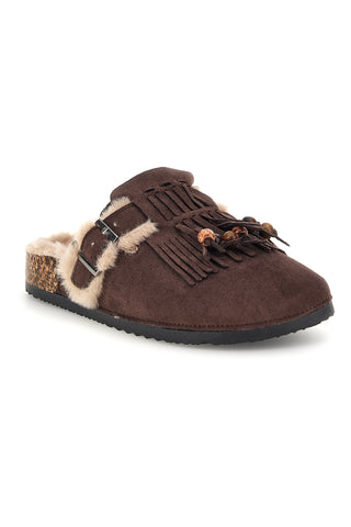 Pantofole marroni con interno caldo Altemberg 1124