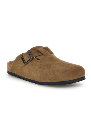 Sabot-Sandalen aus Leder mit verstellbarer Schnalle von Pittarello Green Walk 335A013S