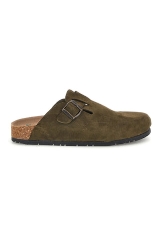 Sabot verdi vegan con fibbia Pittarello green walk 335A013S