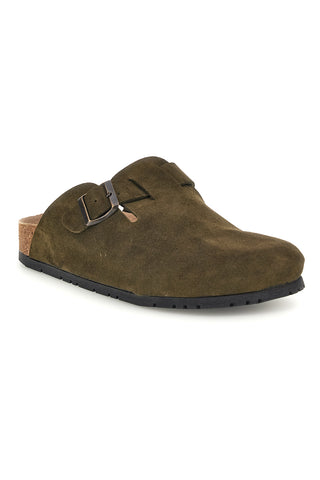 Sabot verdi vegan con fibbia Pittarello green walk 335A013S