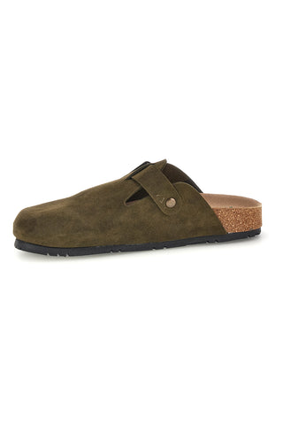 Sabot verdi vegan con fibbia Pittarello green walk 335A013S