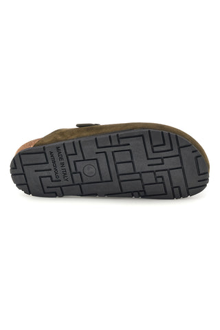 Sabot verdi vegan con fibbia Pittarello green walk 335A013S