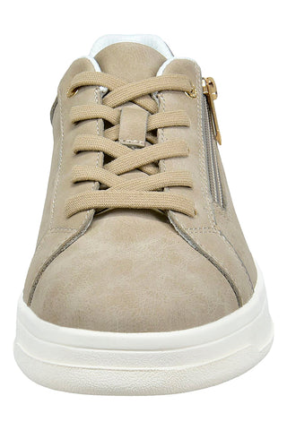 Beige Sneakers mit Schnürsenkeln und Reißverschluss Bagatt D35AQG015500