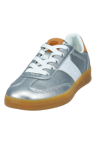 Silberne Sneakers mit Metallic-Effekt Bagatt D35AQJ025050