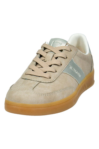 Beige Sneakers mit Metallic-Effekt-Einsätzen Bagatt D35AQJ025550