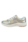 Beige Sneakers mit Metallic-Effekt-Details und herausnehmbarer Innensohle Bagatt D35AQM015069