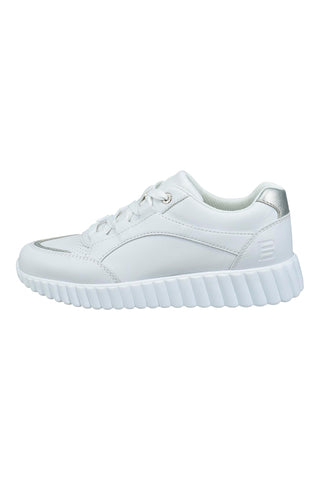 Weiße Sneakers mit Metallic-Effekt-Einsätzen Bagatt D45AL6055050
