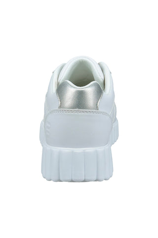 Weiße Sneakers mit Metallic-Effekt-Einsätzen Bagatt D45AL6055050