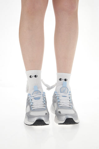 Scarpe Sportive Grigie e Bianche Australian AU42W104