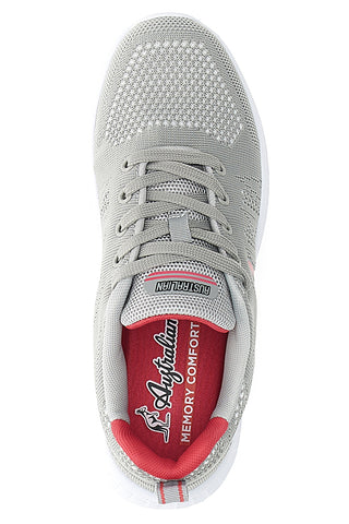 Graue Sneakers mit Memory Comfort Australian AU24W513