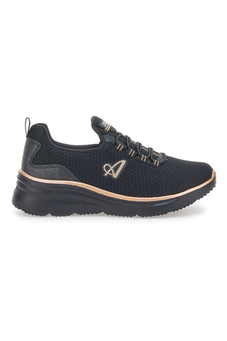 Schwarze Sport-Sneaker mit roségoldenen Details AUSTRALIAN AUX2W505